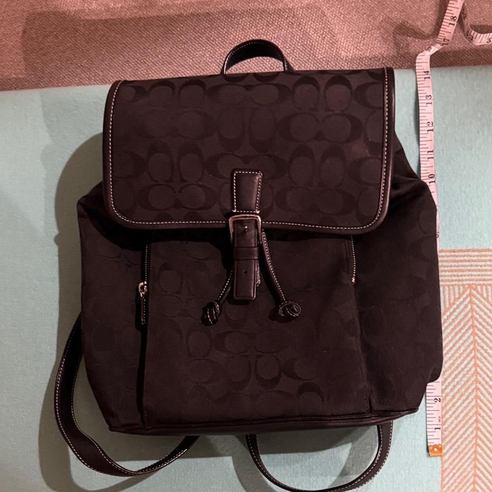 Coach Signature Black Men's Backpack